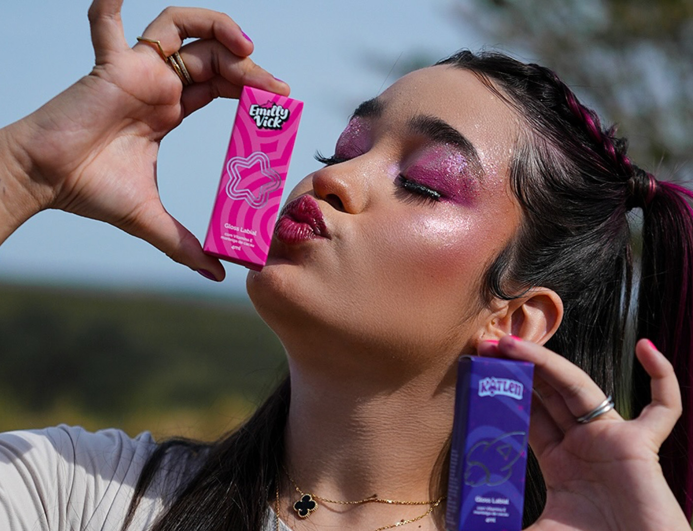 Embalagens de gloss labial